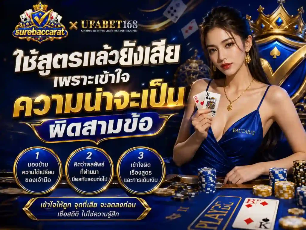 ใช้สูตรแล้วยังเสีย เพราะเข้าใจ ความน่าจะเป็น ผิดสามข้อ